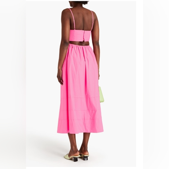 Nicholas Baylee Hot Pink Cotton Dress Sz 8 - Picture 3 of 6